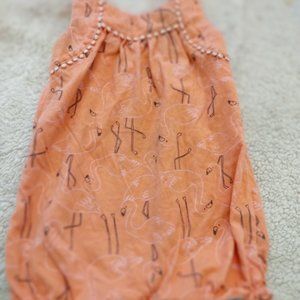 Carters baby girl flamingo romper